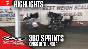 Highlights | 2024 KoT 360 Sprints at Tulare Thunderbowl Raceway